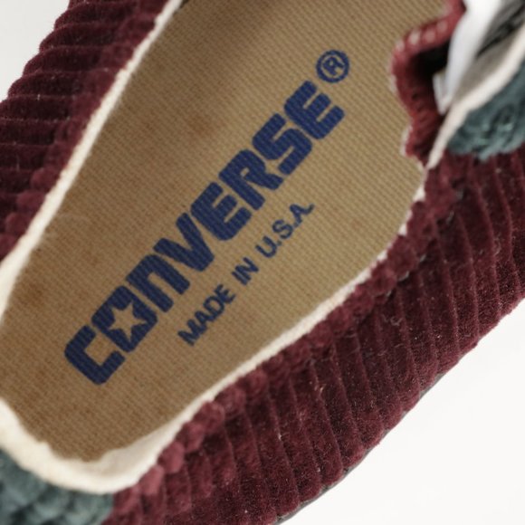 New Vintage 90s Converse Corduroy Shoes USA Made - Picture 8 of 8